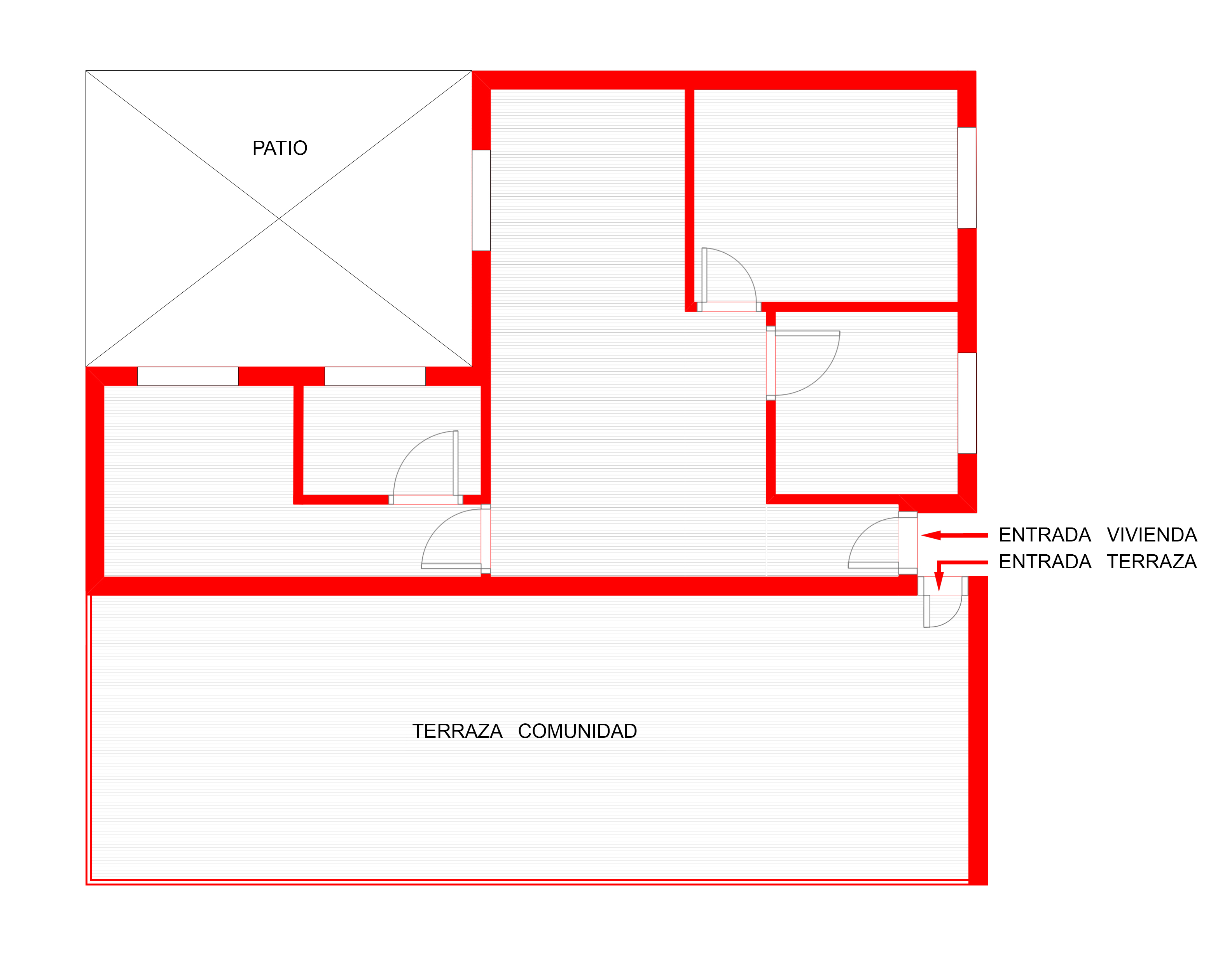 planta_lavadero Ático en venta, El Cabanyal (Frente a estación)